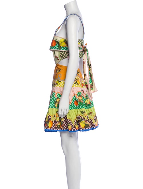 ALÉMAIS Floral Print Knee-Length Dress
