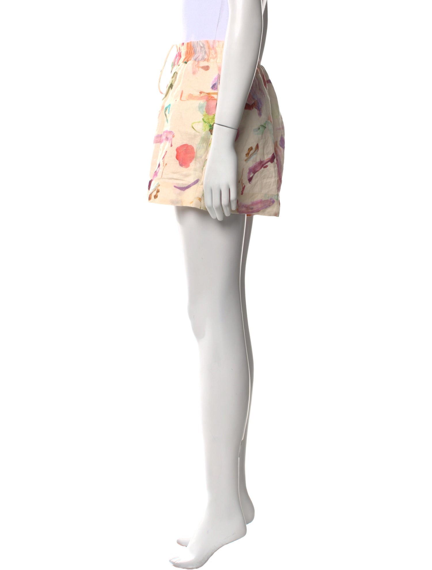 ALÉMAIS Linen Mini Shorts