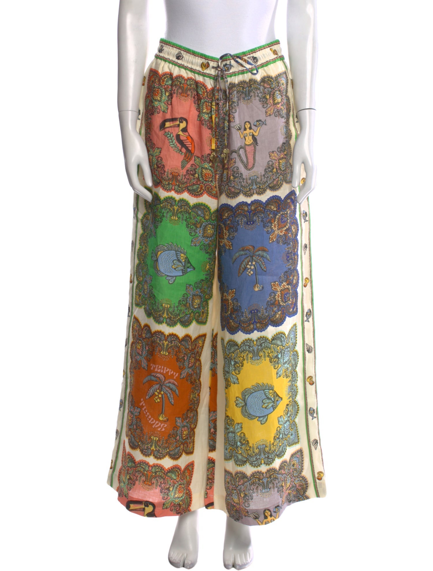 ALÉMAIS Linen Wide Leg Pants w/ Tags