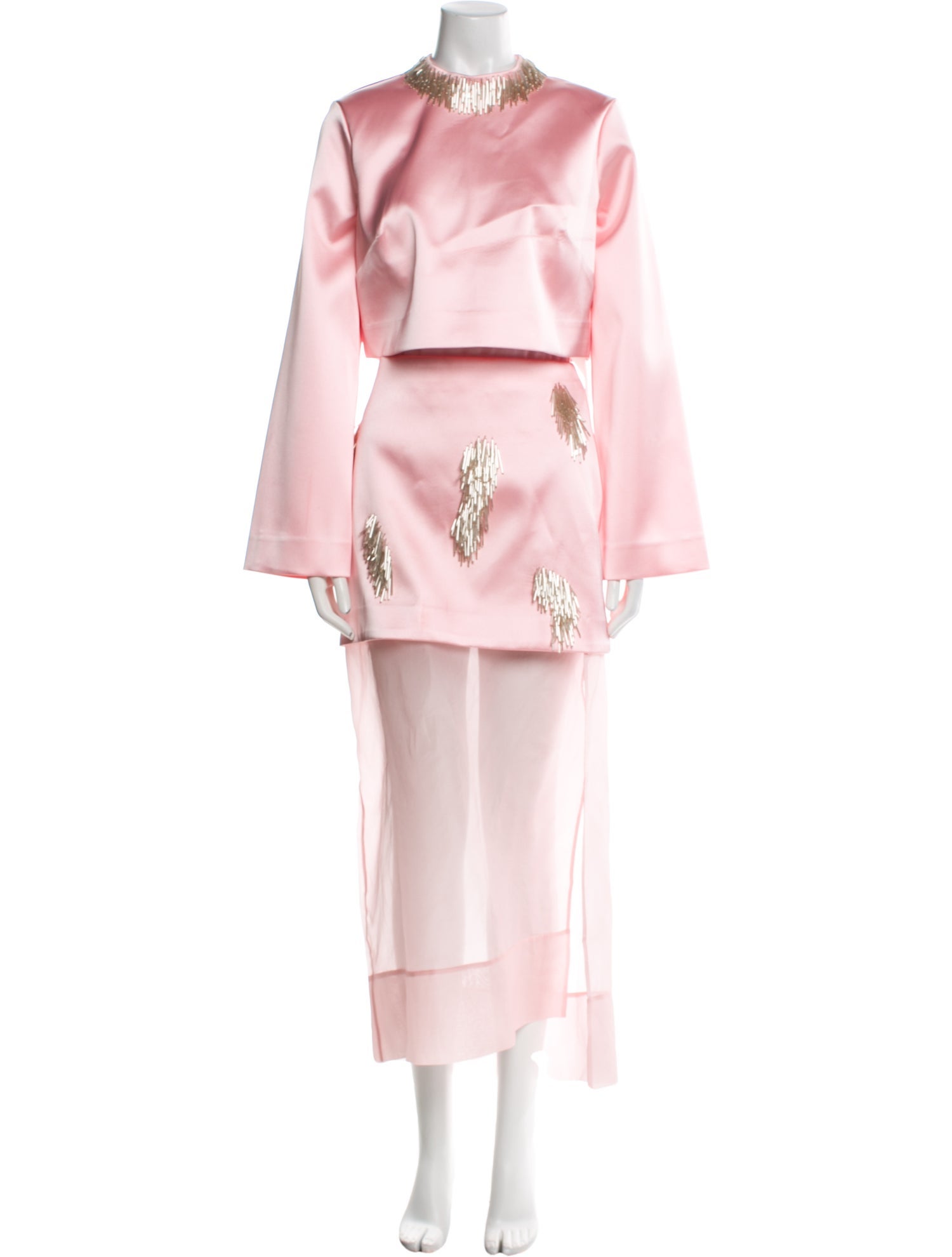 ALÉMAIS Beaded Accents Skirt Set w/ Tags