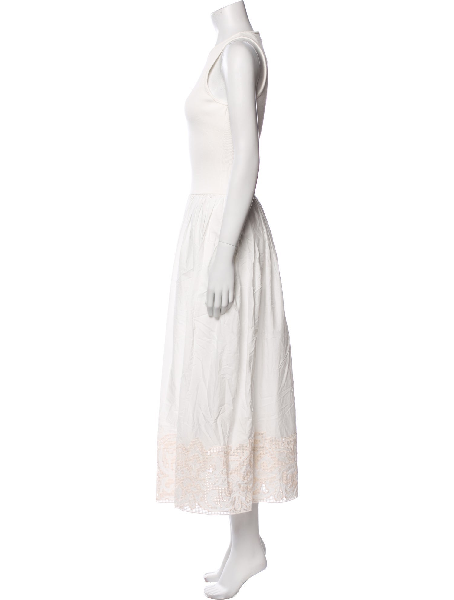 ALÉMAIS Crew Neck Long Dress