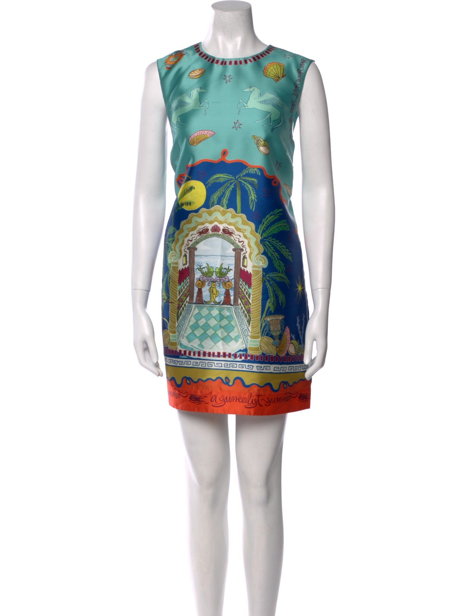 ALÉMAIS Printed Mini Dress