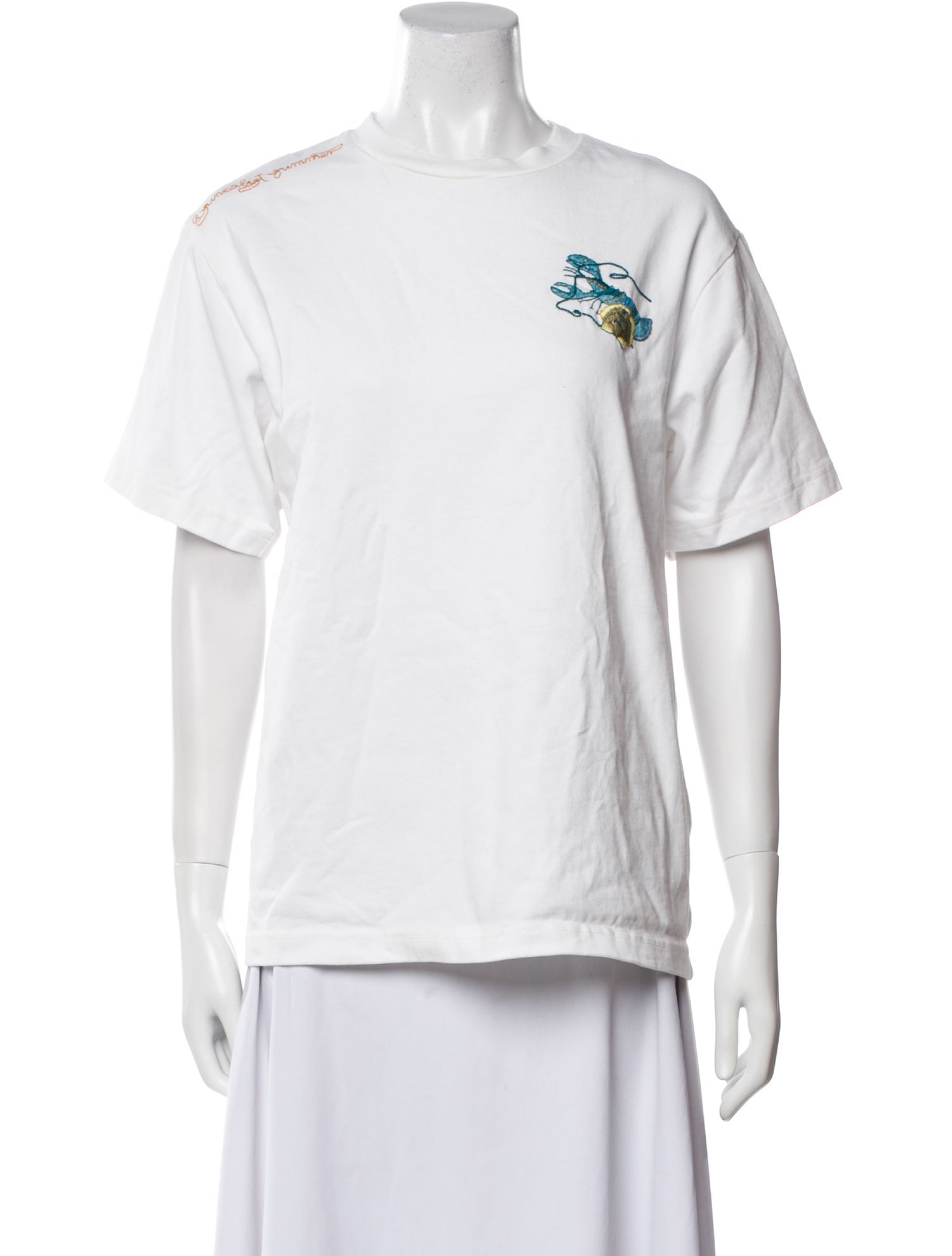 ALÉMAIS Graphic Print Crew Neck T-Shirt