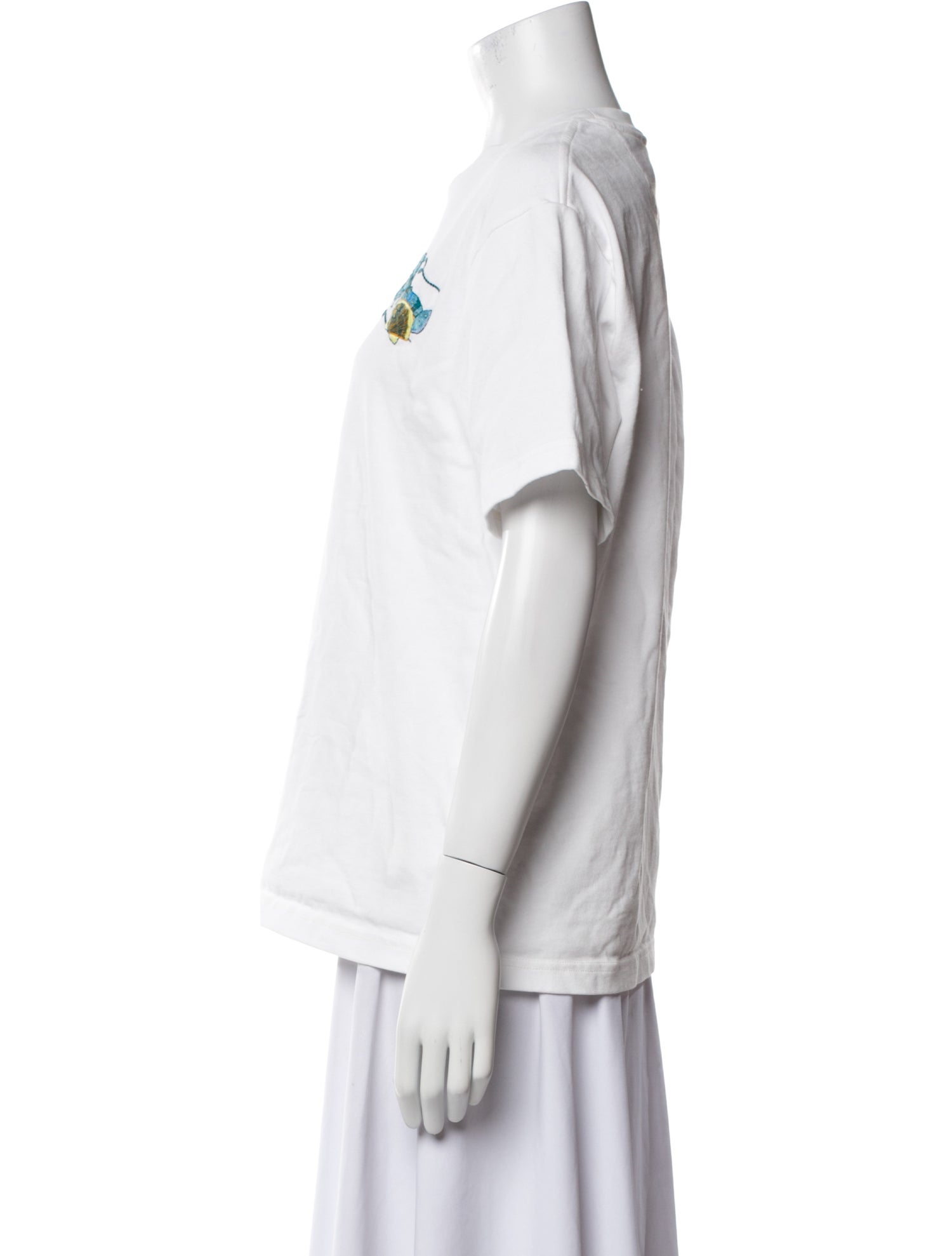 ALÉMAIS Graphic Print Crew Neck T-Shirt