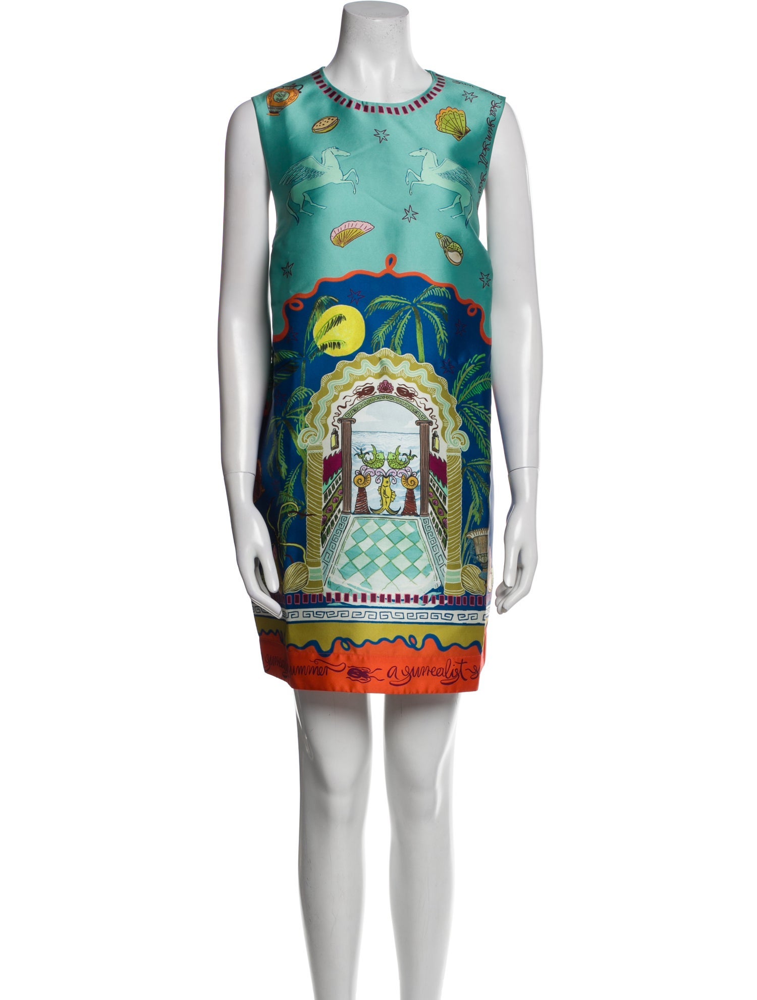 ALÉMAIS Printed Mini Dress