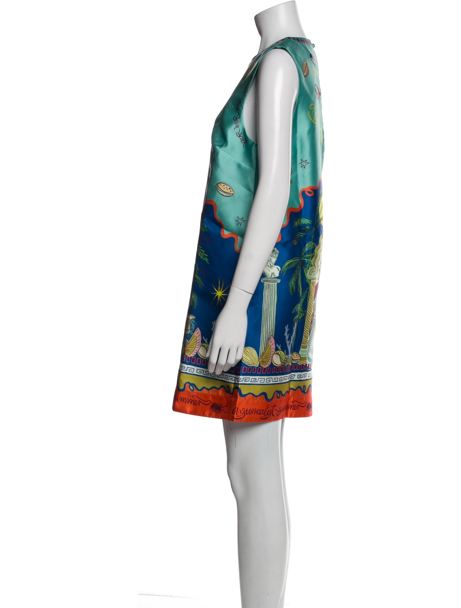 ALÉMAIS Printed Mini Dress