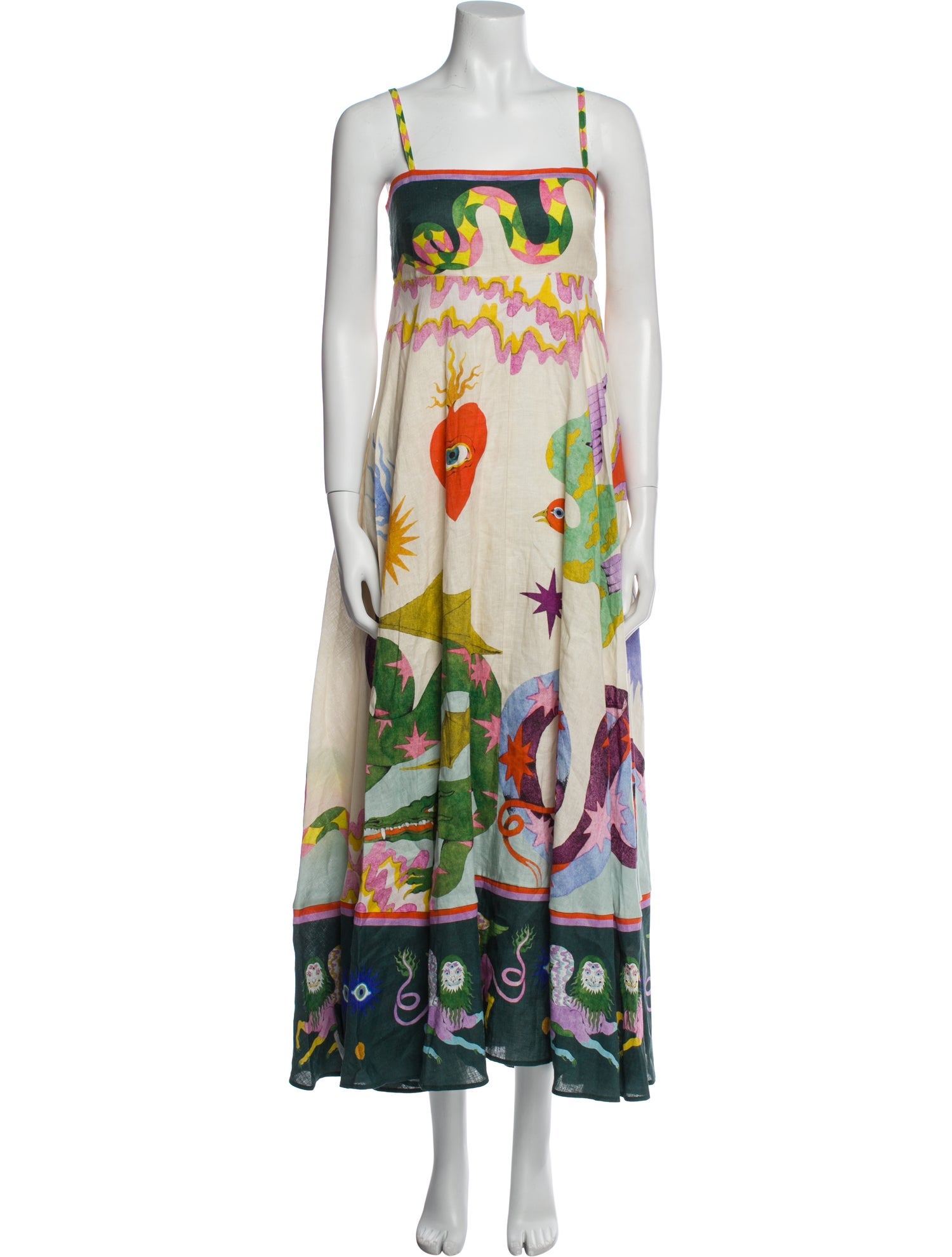 ALÉMAIS Linen Long Dress