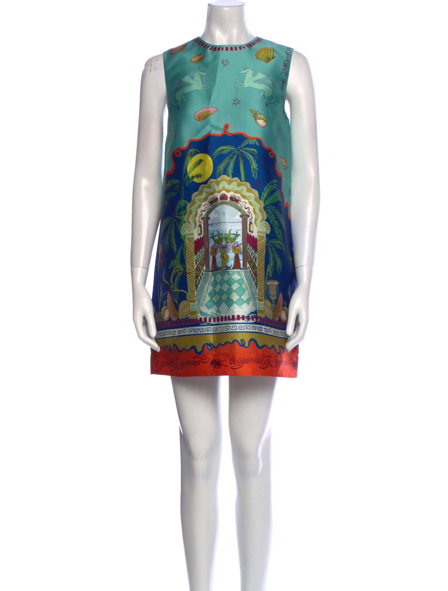 ALÉMAIS Printed Mini Dress