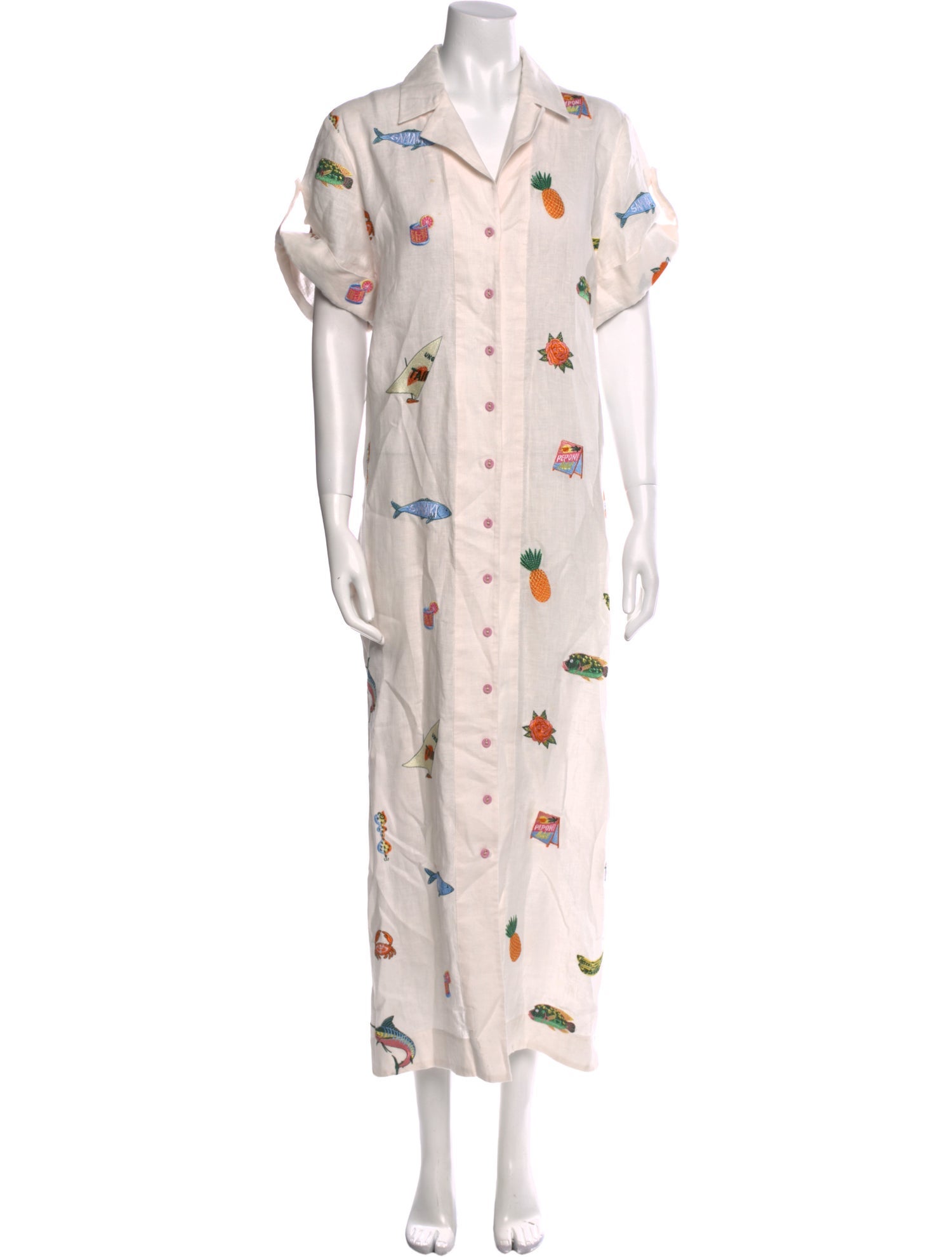 ALÉMAIS Floral Print Long Dress