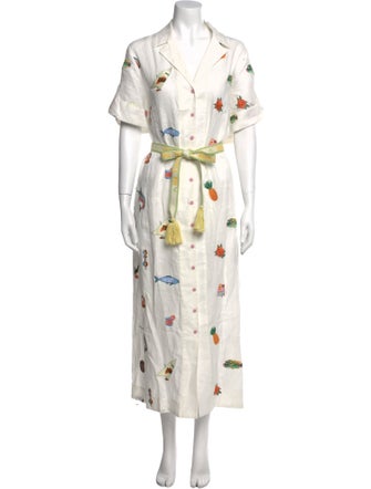 ALÉMAIS Linen Long Dress