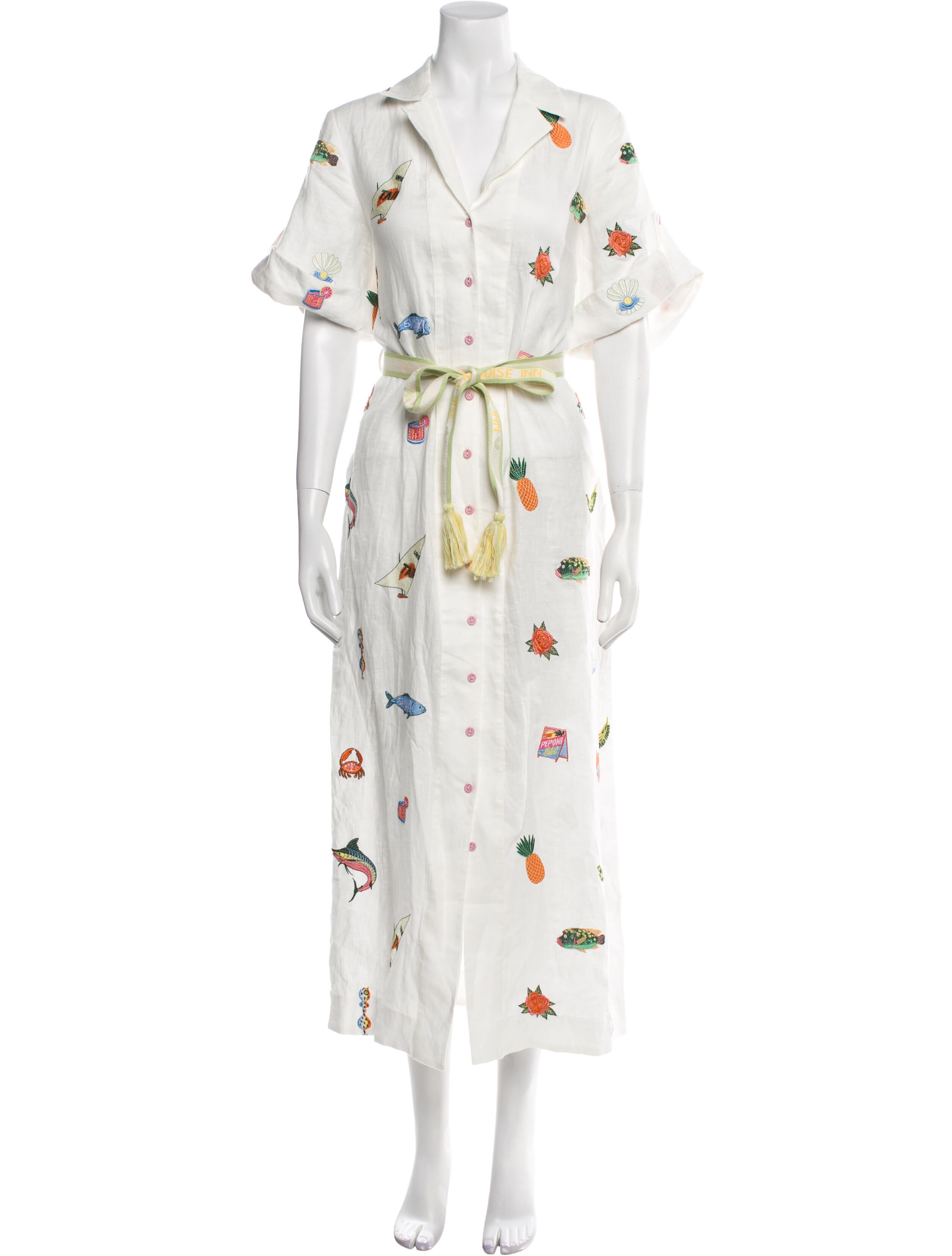 ALÉMAIS Printed Long Dress