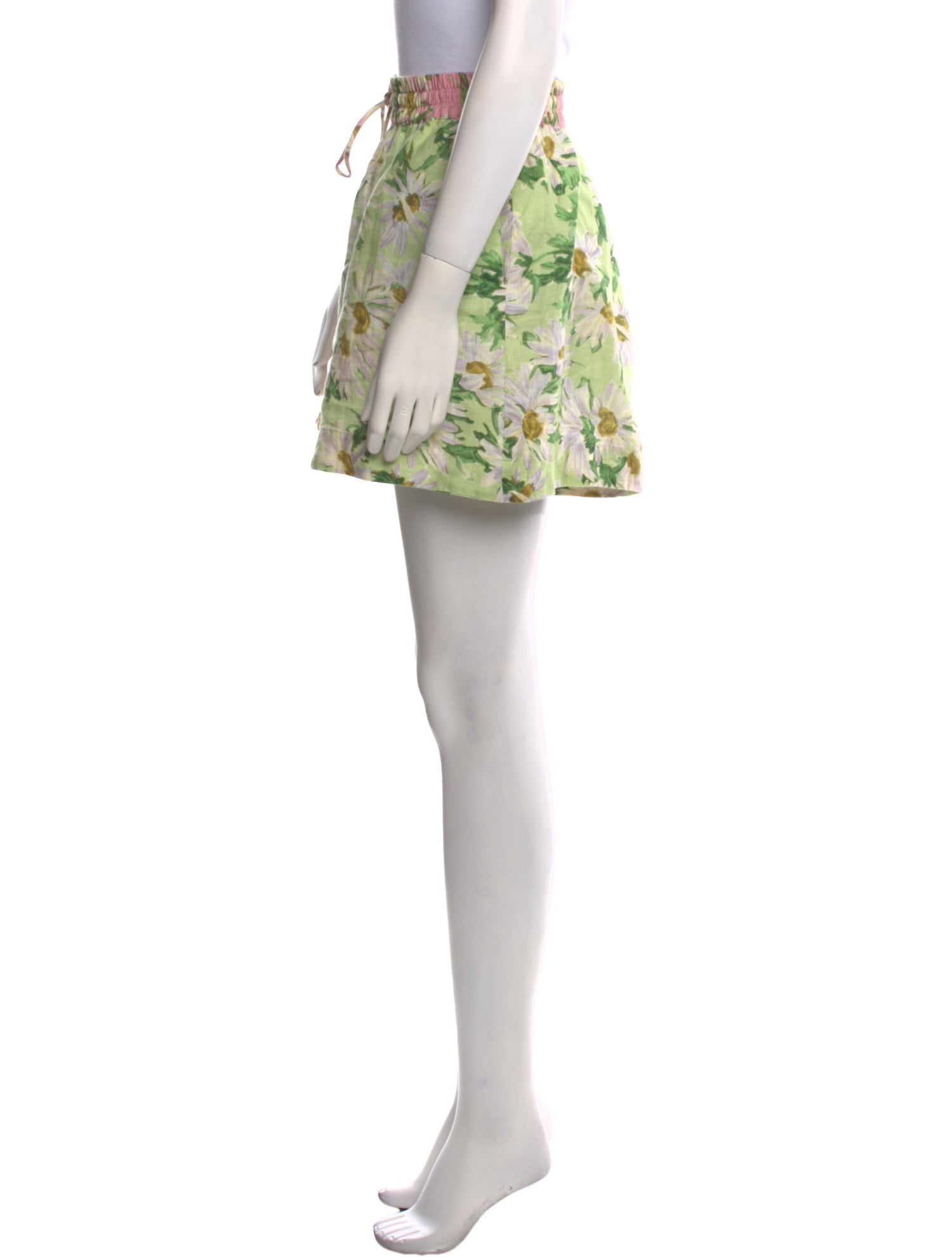 ALÉMAIS Linen Mini Shorts