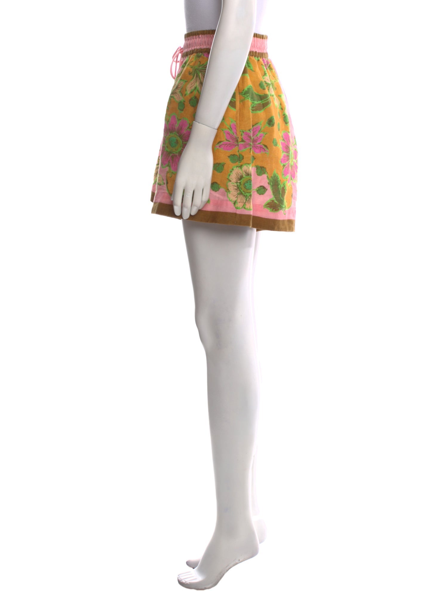 ALÉMAIS Linen Mini Skirt