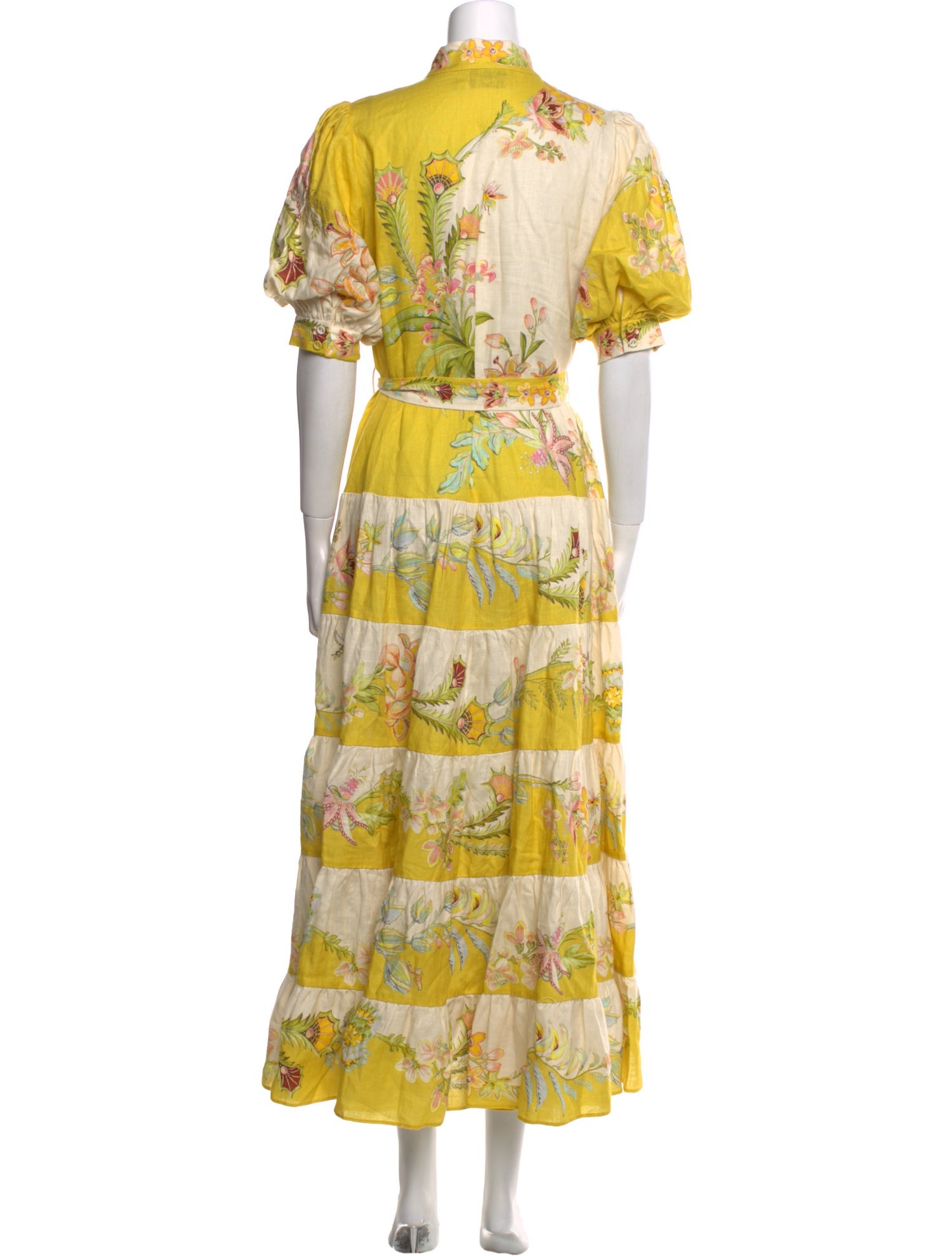 ALÉMAIS Floral Print Long Dress