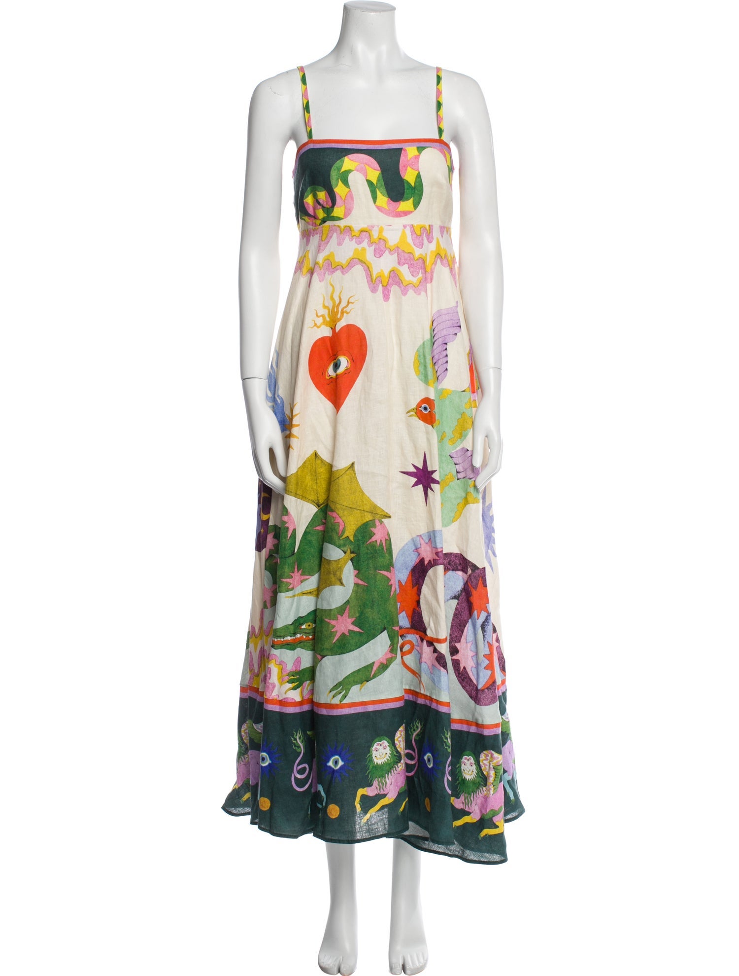 ALÉMAIS Linen Long Dress