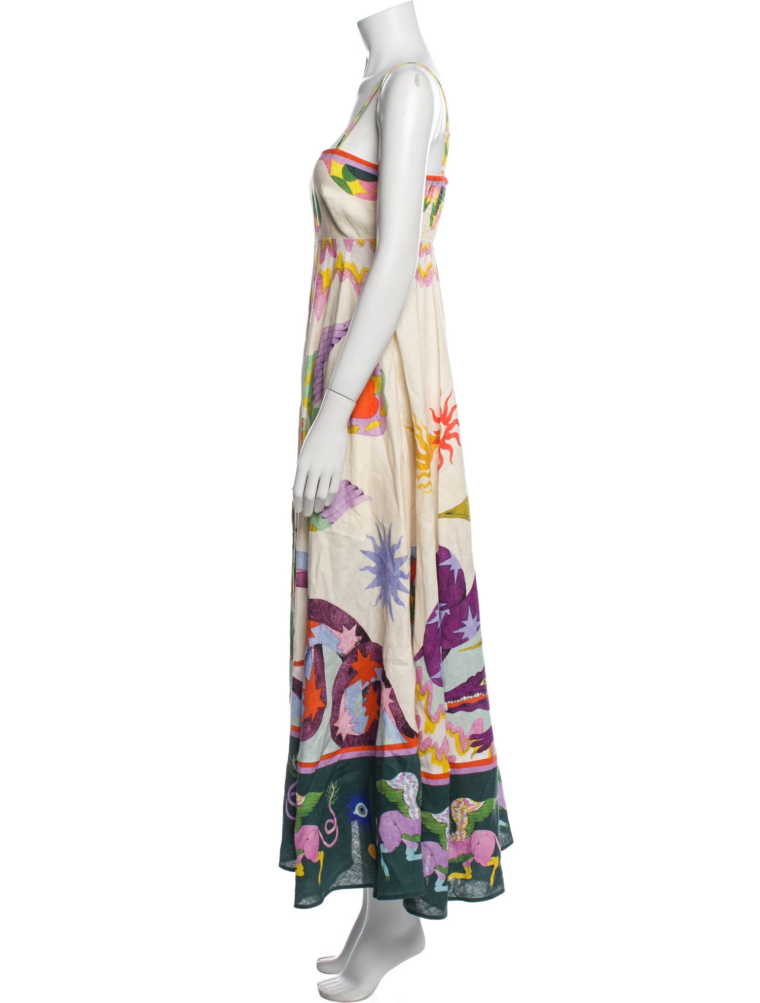 ALÉMAIS Linen Long Dress