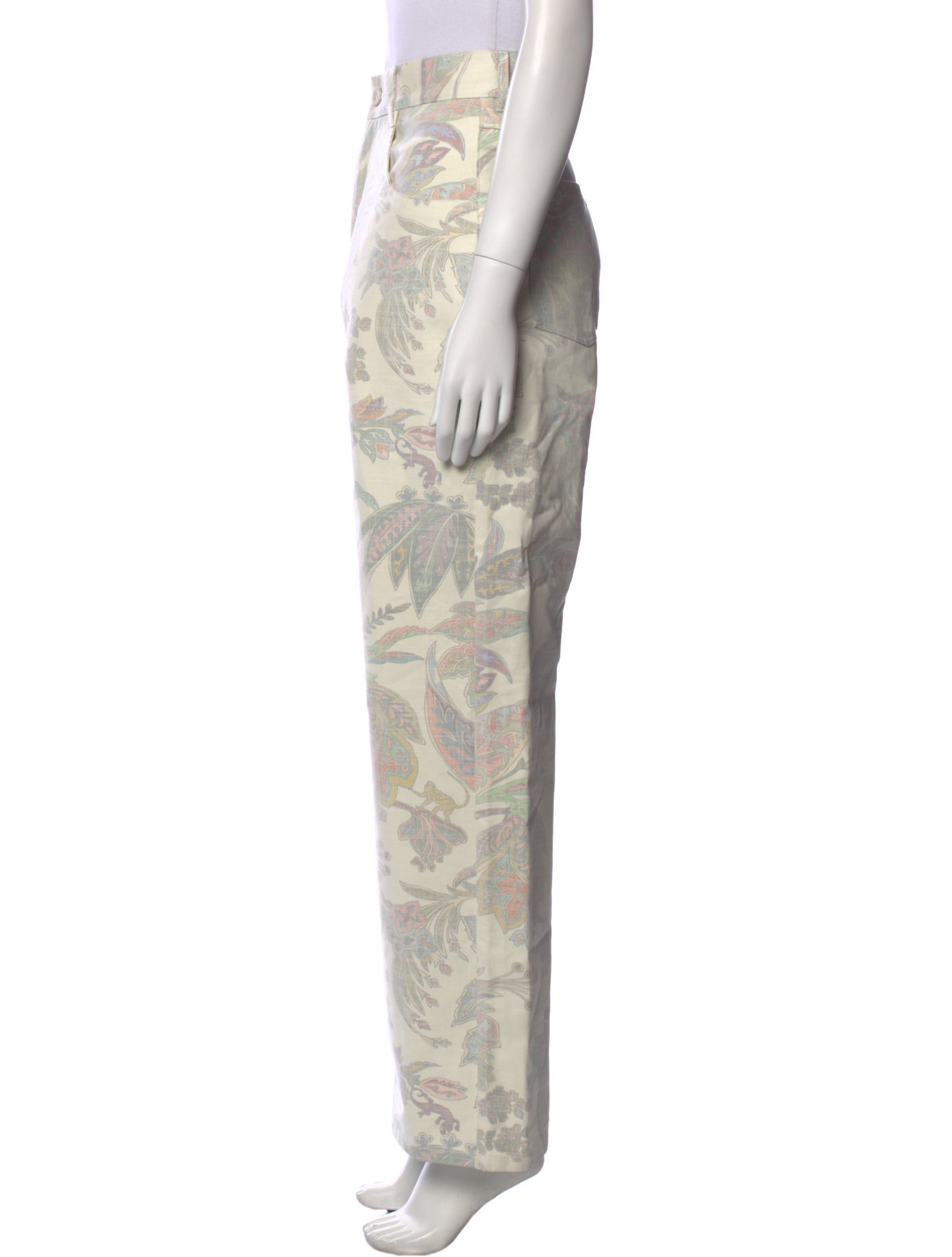 ALÉMAIS Printed Wide Leg Pants w/ Tags