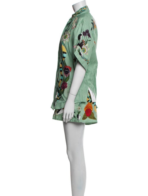 ALÉMAIS Linen Printed Short Set