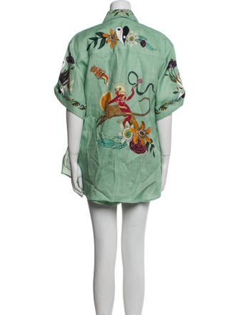 ALÉMAIS Linen Printed Short Set