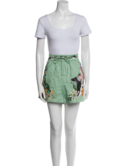 ALÉMAIS Linen Printed Short Set