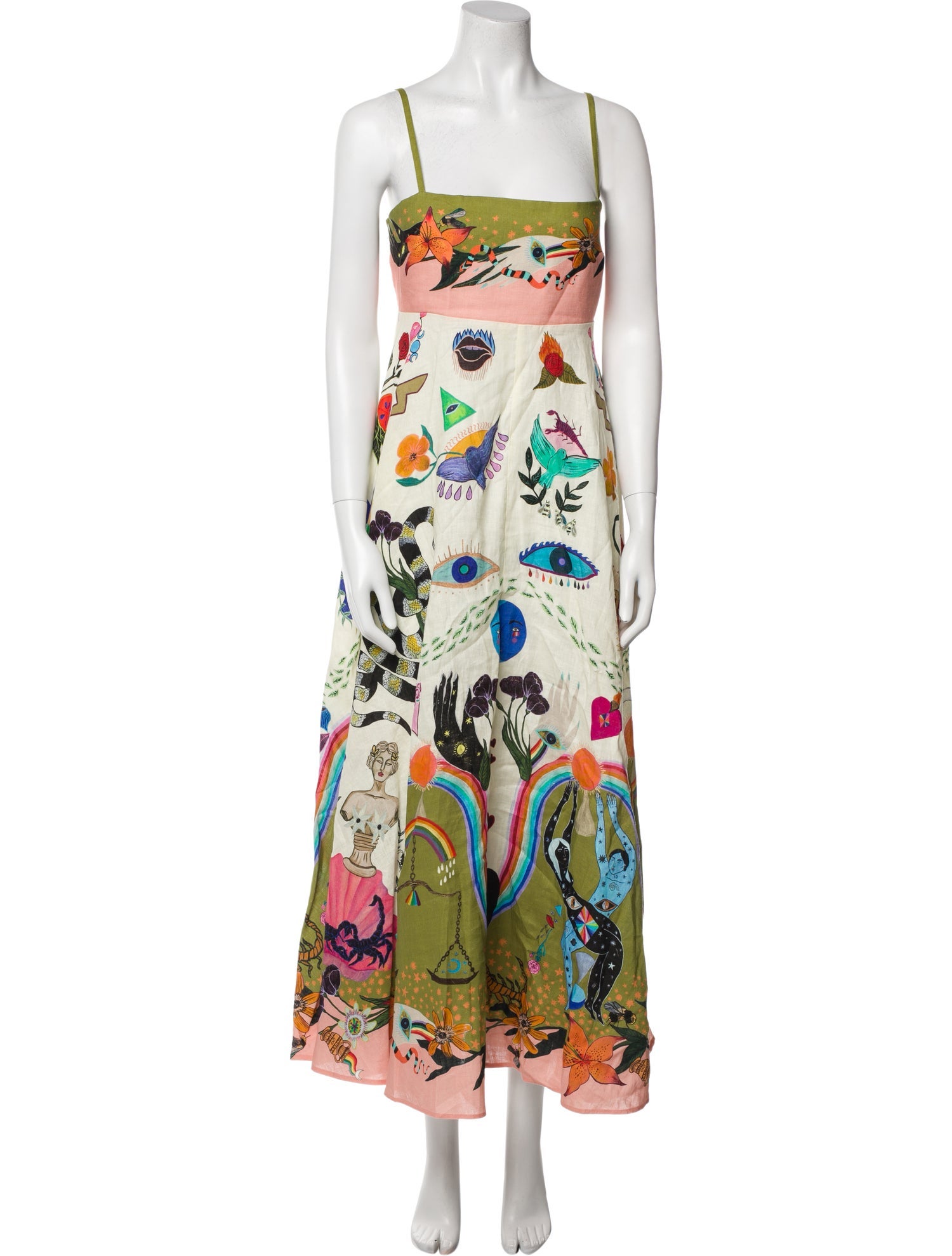 ALÉMAIS Linen Long Dress