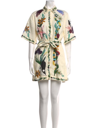 ALÉMAIS Linen Mini Dress