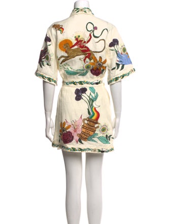 ALÉMAIS Linen Mini Dress