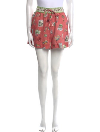 ALÉMAIS Linen Mini Shorts