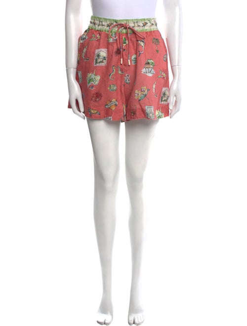 ALÉMAIS Linen Mini Shorts