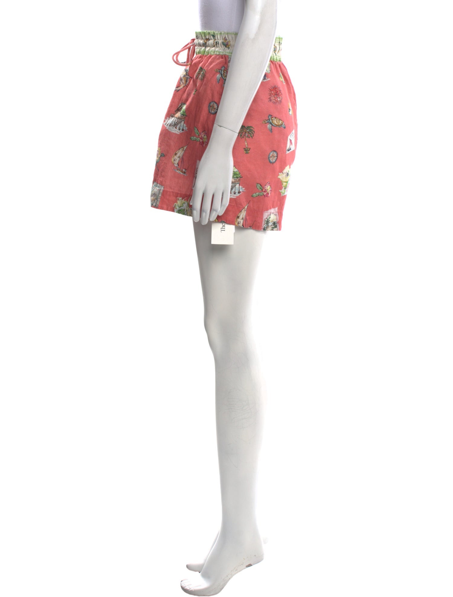 ALÉMAIS Linen Mini Shorts