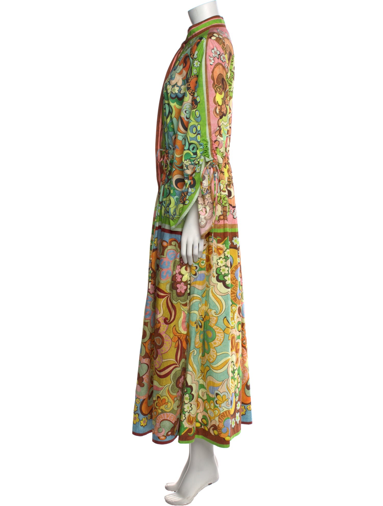 ALÉMAIS Paisley Print Long Dress