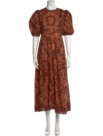 ALÉMAIS Linen Long Dress