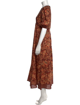 ALÉMAIS Linen Long Dress