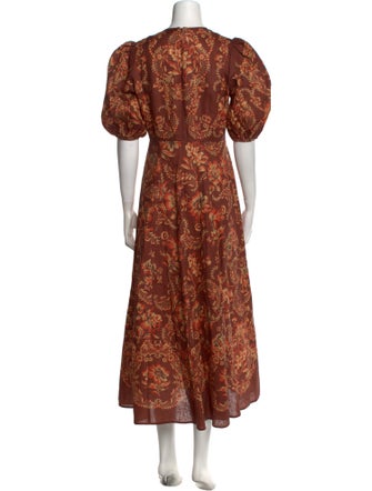 ALÉMAIS Linen Long Dress