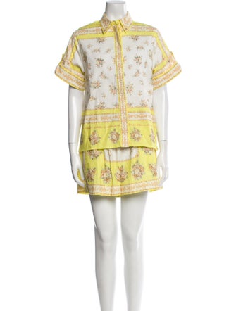 ALÉMAIS Floral Print Pant Set