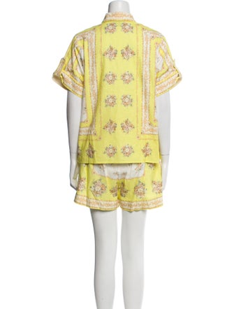 ALÉMAIS Floral Print Pant Set