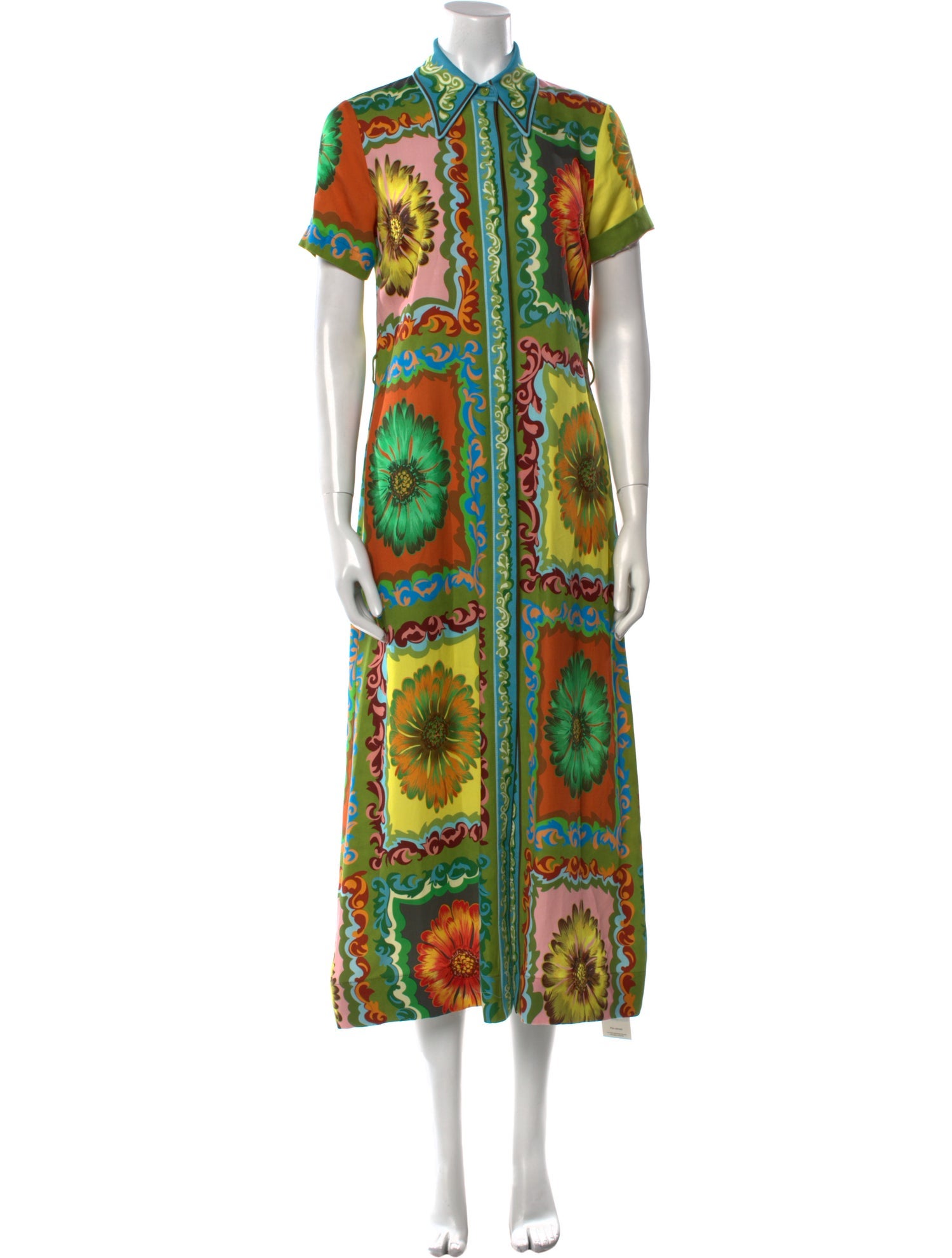 ALÉMAIS Printed Long Dress