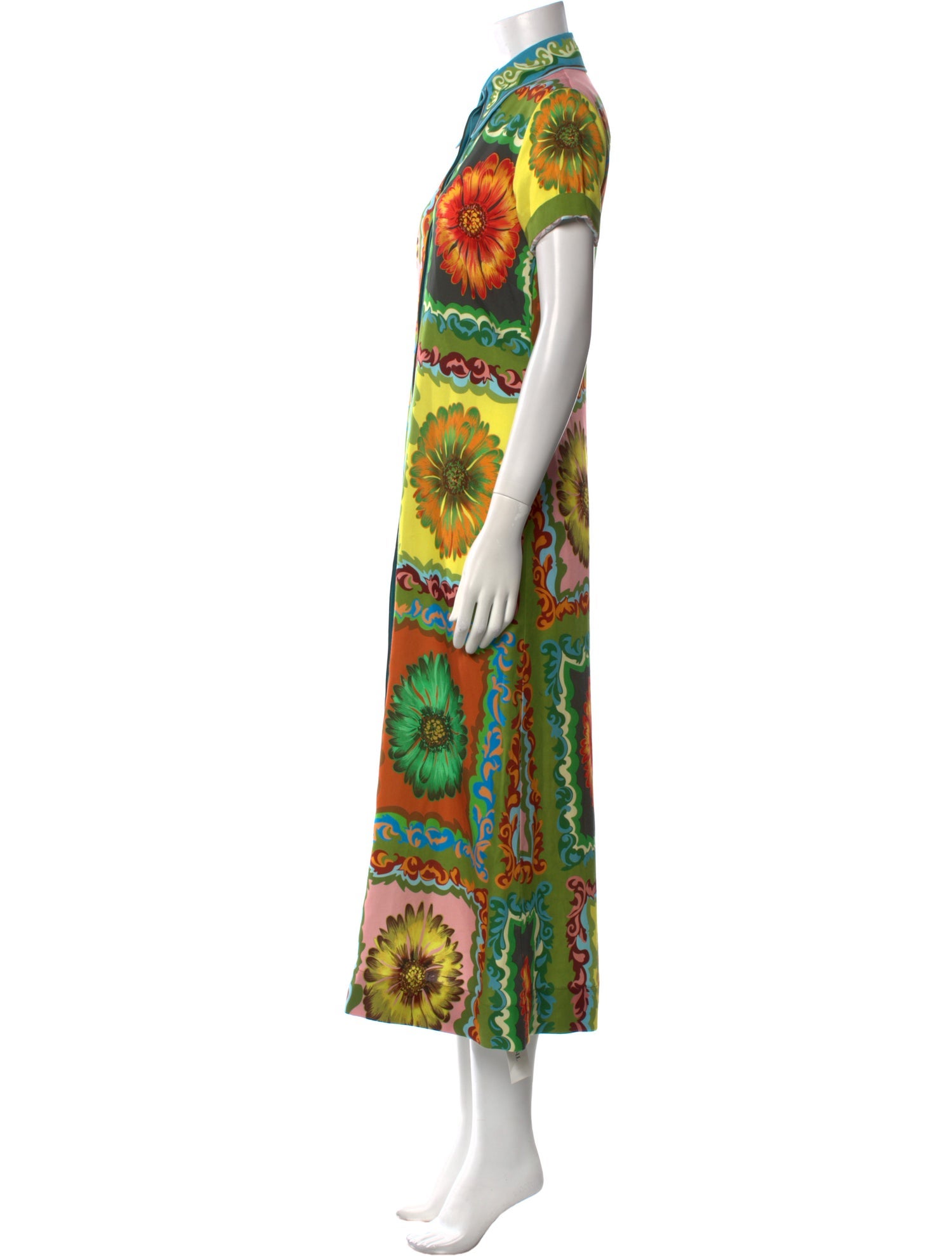 ALÉMAIS Printed Long Dress