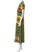 ALÉMAIS Printed Long Dress