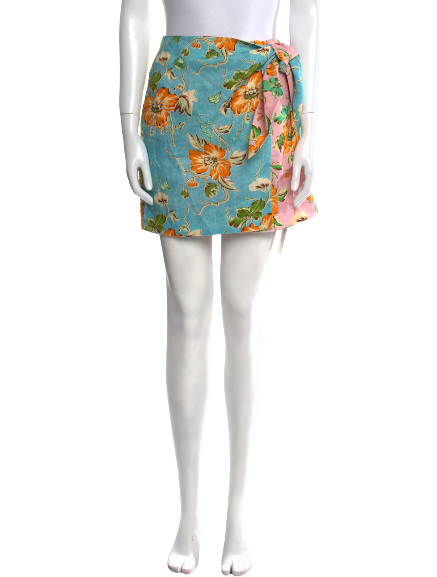 ALÉMAIS Linen Mini Skirt