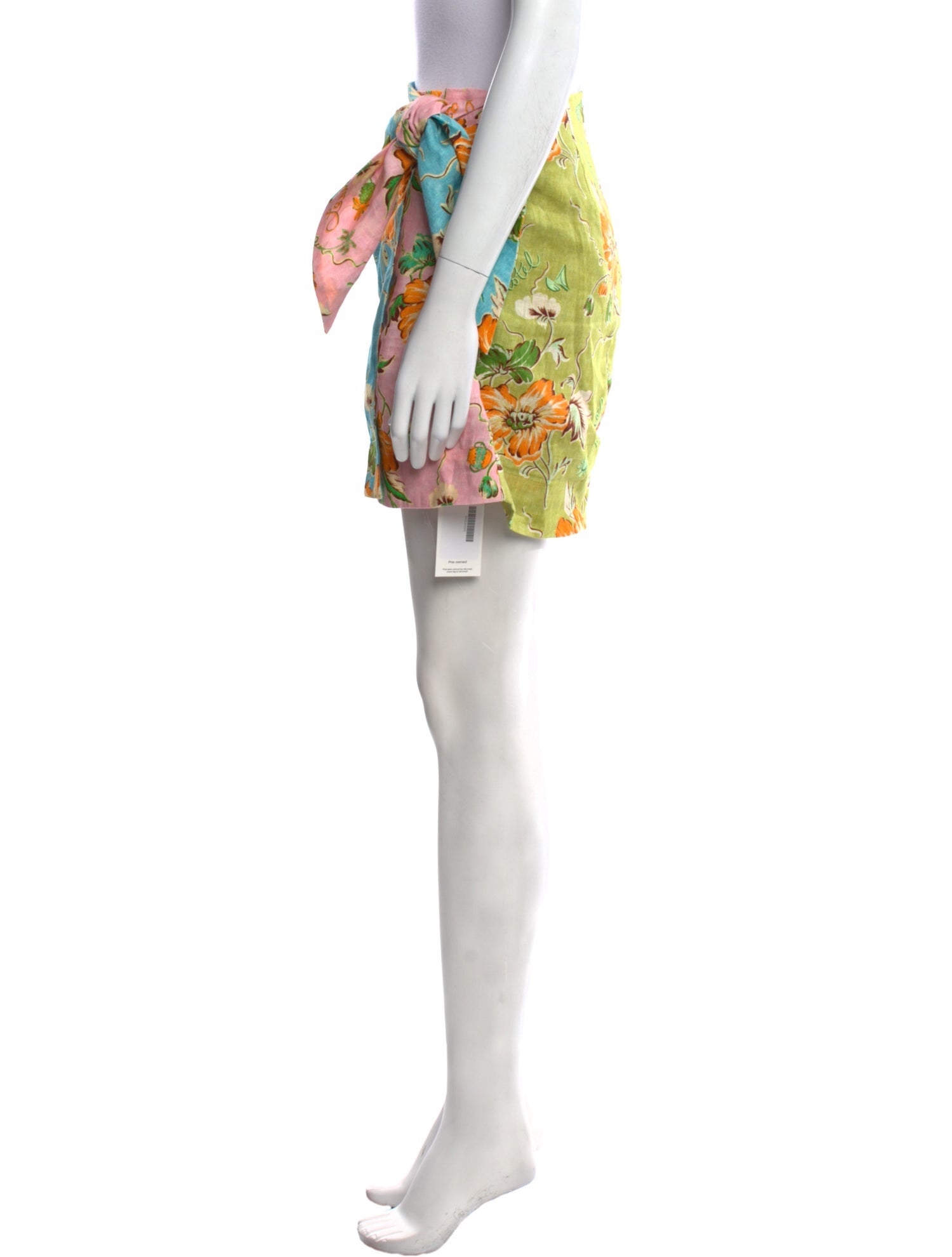 ALÉMAIS Linen Mini Skirt