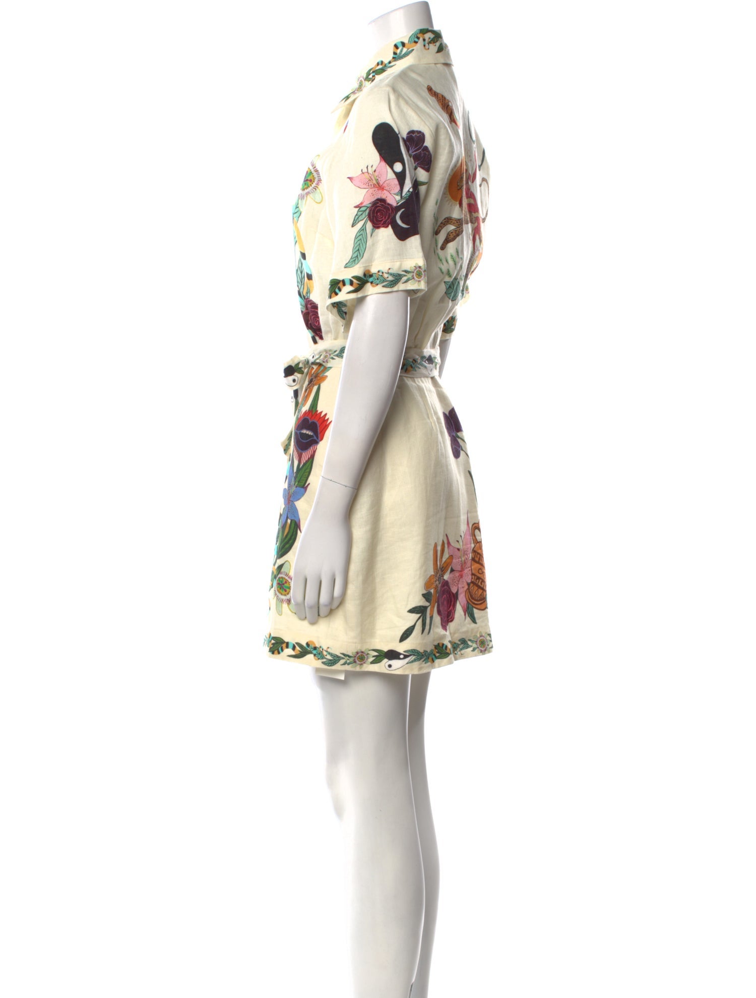 ALÉMAIS Printed Mini Dress