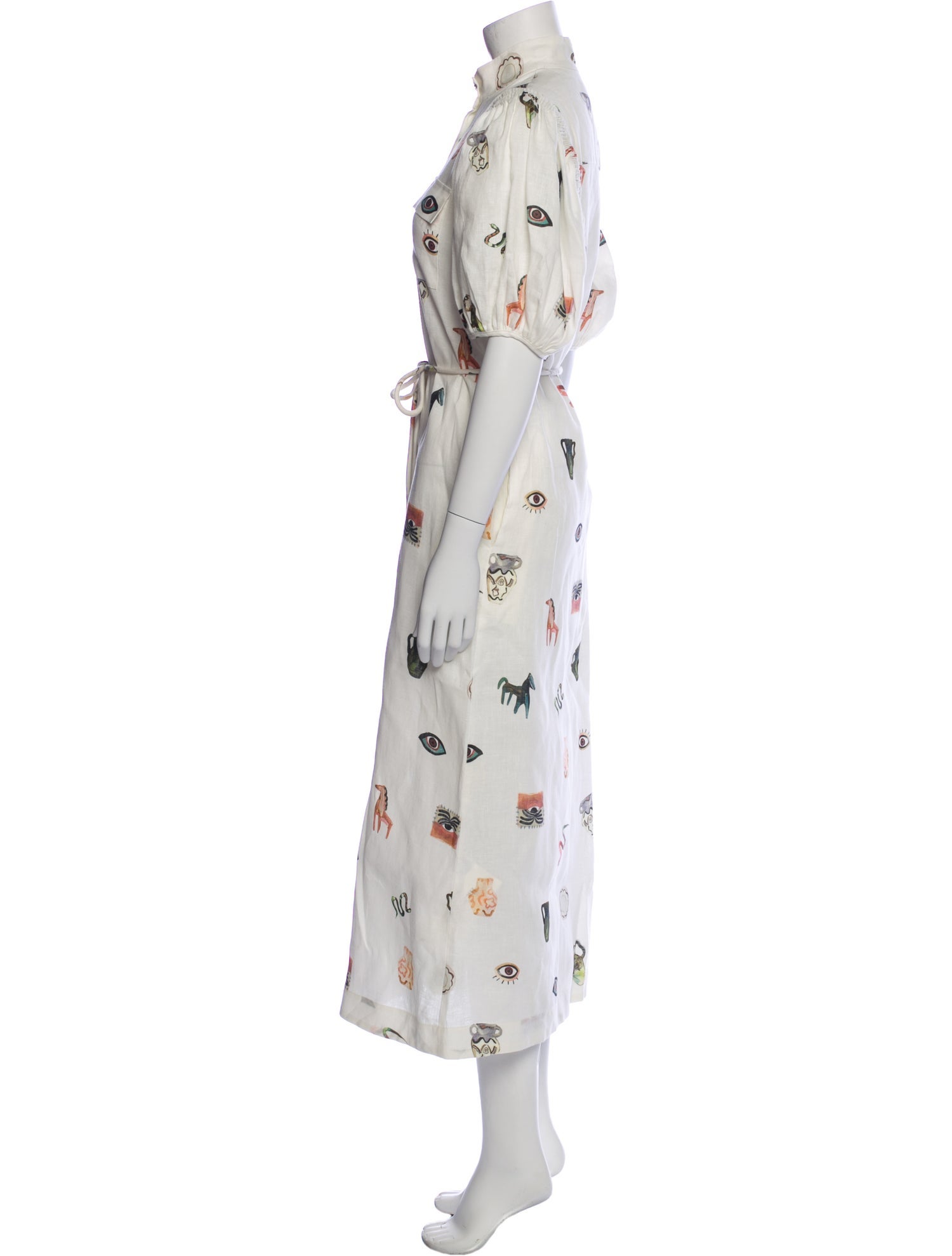 ALÉMAIS Linen Long Dress