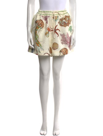 ALÉMAIS Printed Mini Shorts