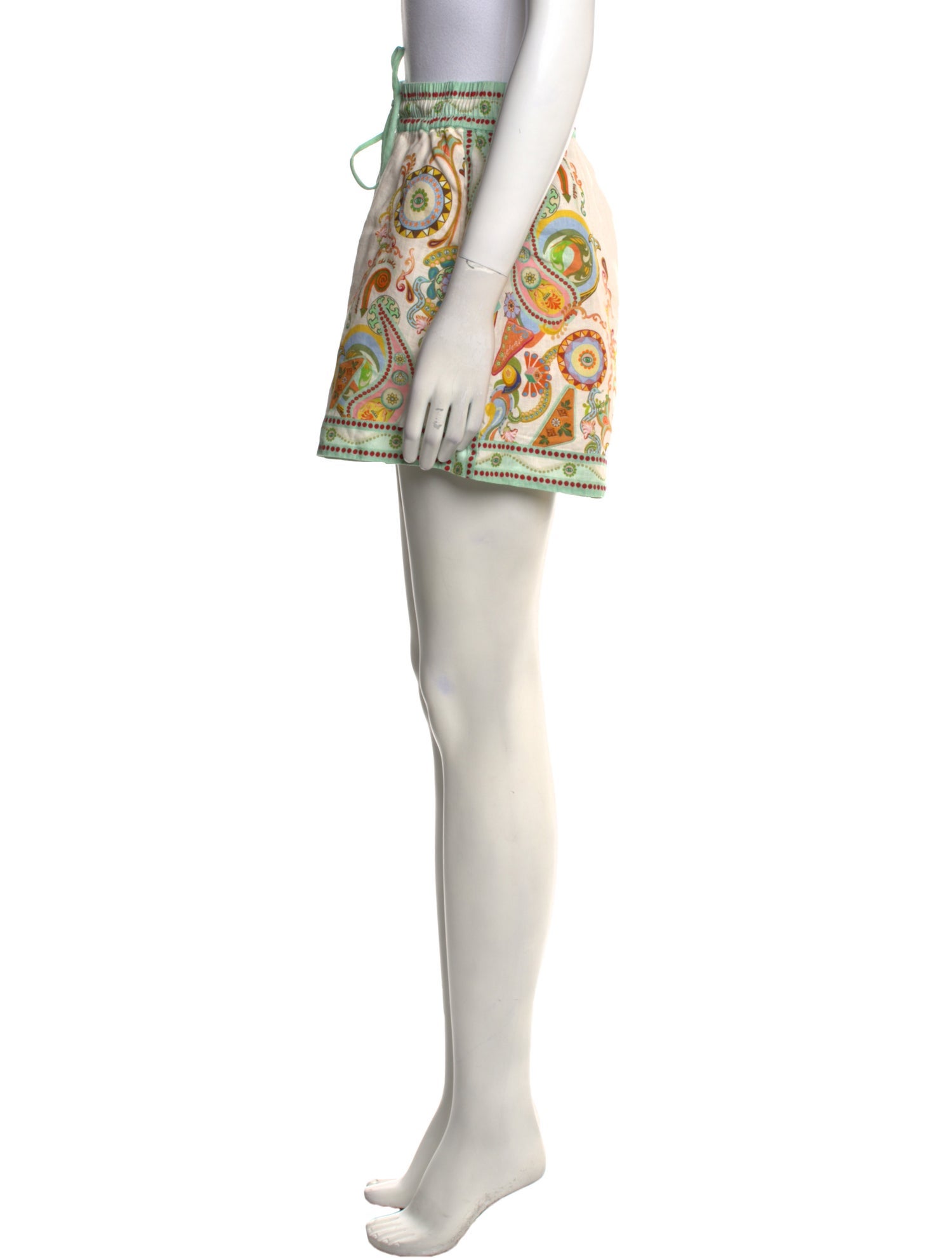 ALÉMAIS Printed Mini Shorts