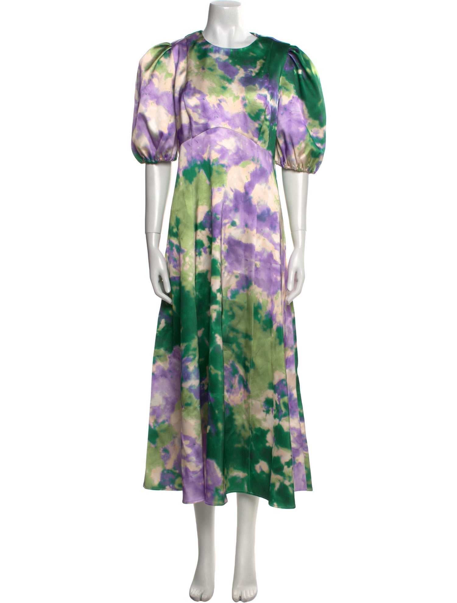 ALÉMAIS Tie-Dye Print Long Dress w/ Tags