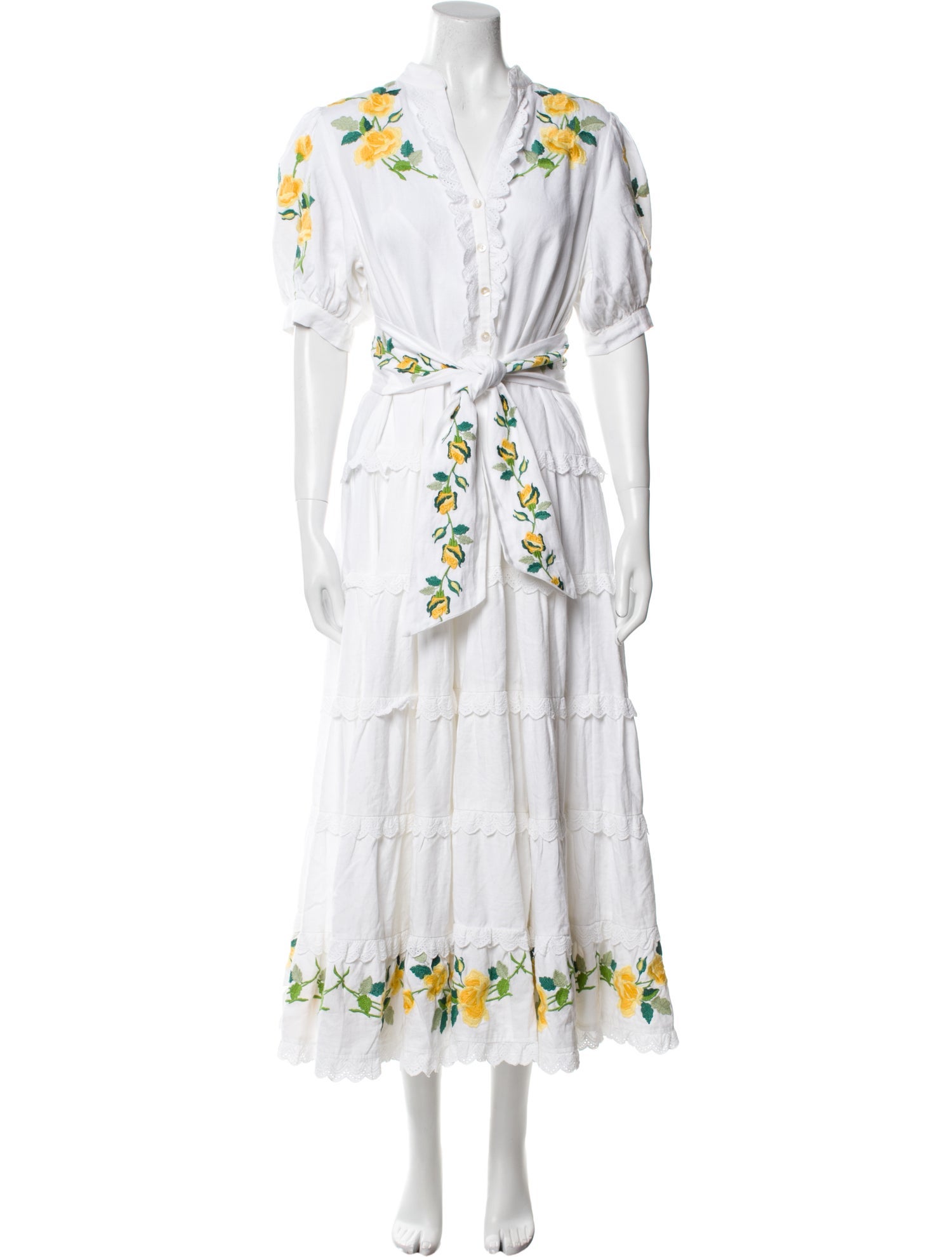 ALÉMAIS Graphic Print Long Dress