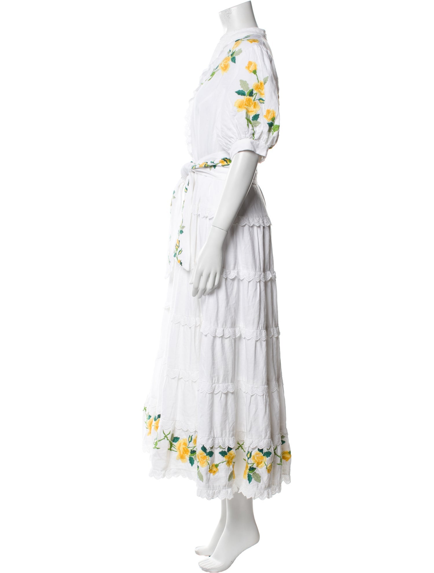 ALÉMAIS Graphic Print Long Dress