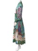 ALÉMAIS Printed Long Dress