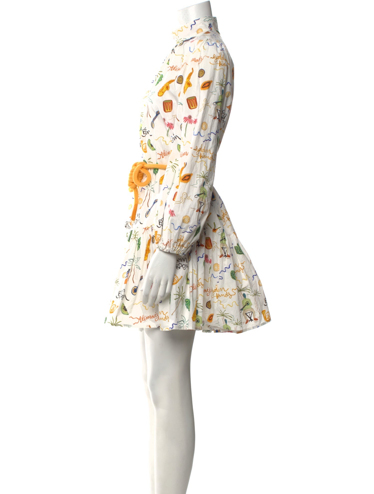 ALÉMAIS Floral Print Mini Dress